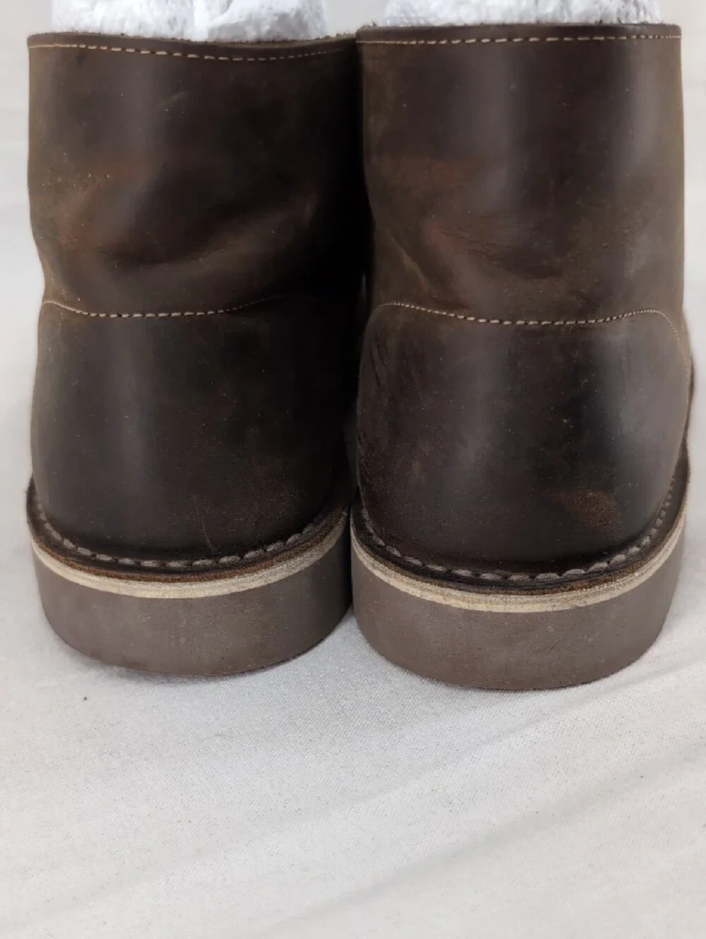 Clarks Brown Leather Chukka Boots